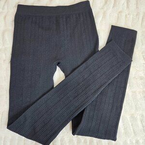 Pink Republic Medium Fleece Stretch Leggings Charcoal Style PLF720307PKL (NWT)